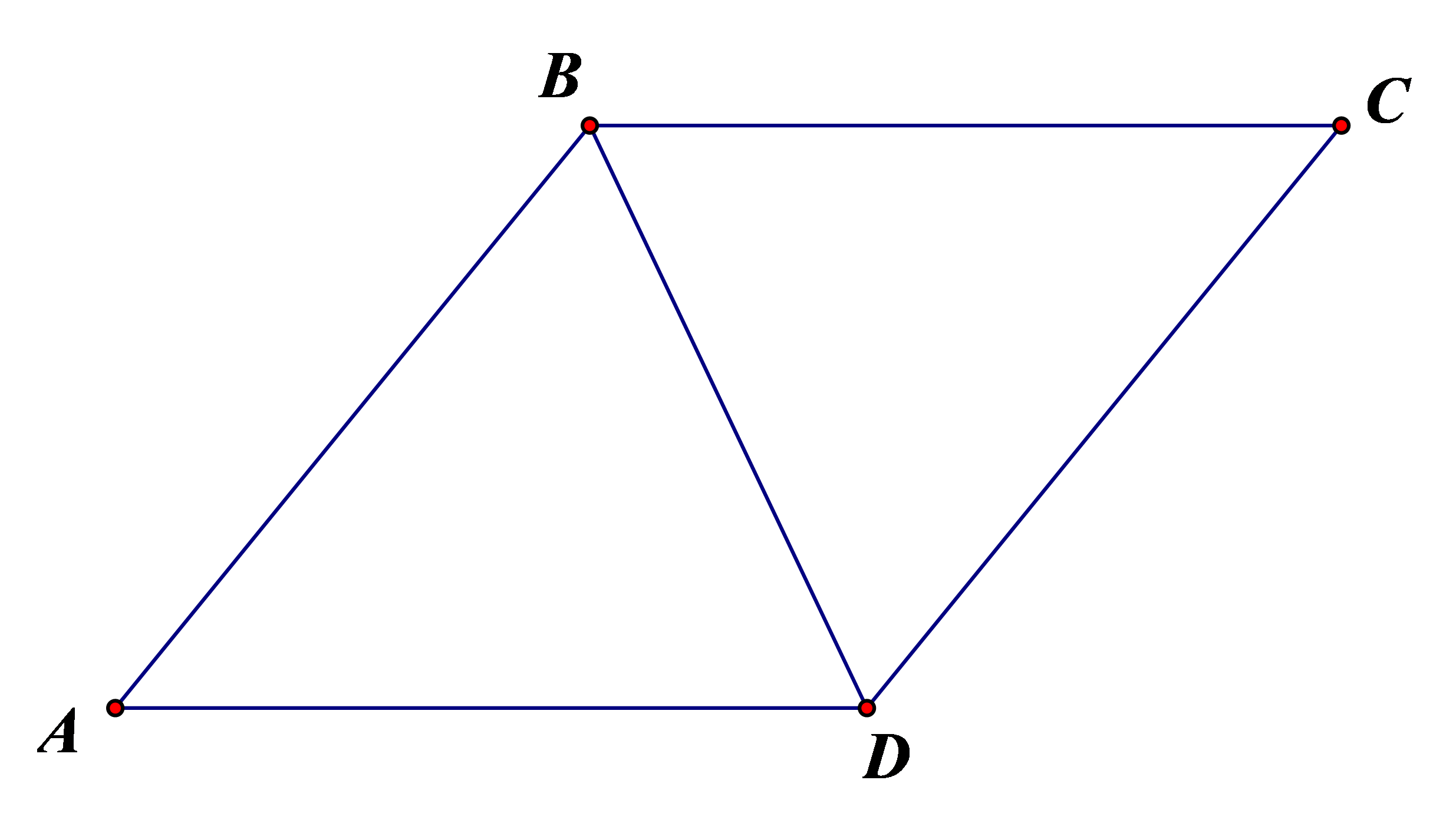 Cho hình thoi ABCD cạnh \(a\) và \(\widehat {BAD} = 60^\circ \). Khi đó \(\left| {\overrightarrow {AD}  - \overrightarrow {AB} } \right|\) bằng 	A. \(a\sqrt 2 \).	B. \(a\).	C. \(2a\).	D. \(\frac{{a\sqrt 3 }}{2}\). (ảnh 1)