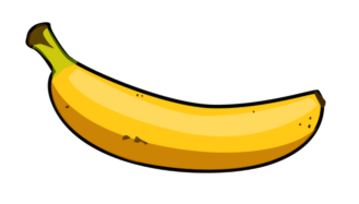 Look and choose the correct answer.    A. noodles B. nut C. banana (ảnh 1)