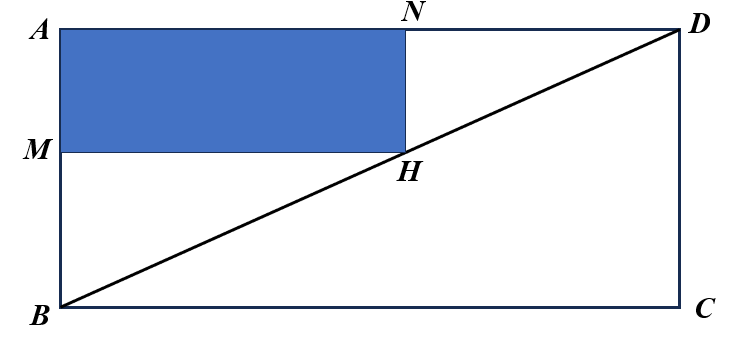 Trên mảnh đất hình chữ nhật \(ABCD\) có diện tích \(25{{\rm (ảnh 1)