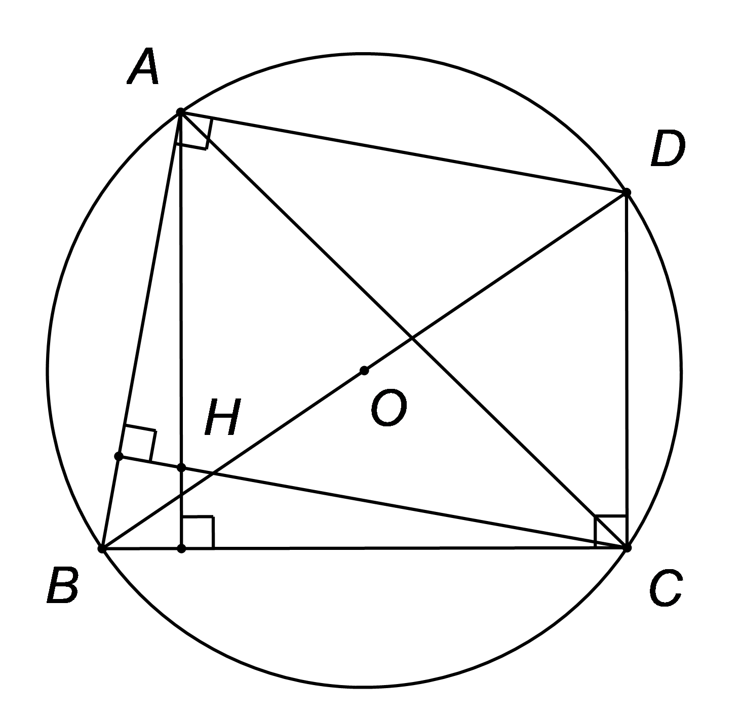 Tương tự ta cũng có \(CH\parallel AD.\) (ảnh 1)