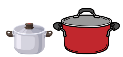 Look and choose the correct answer.    A. locks B. pots C. mops (ảnh 1)