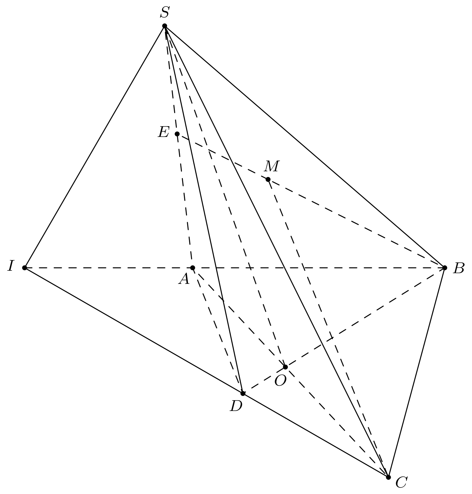 Cho hình chóp \(S.ABCD\) có \(ABCD\) là tứ giác khô (ảnh 1)