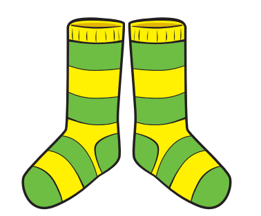 Task 2. Look and circle the word. socks  shoes (ảnh 1)