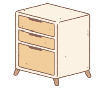 d_ _ _ _ _ _ drawers: tủ ngăn kéo (ảnh 1)