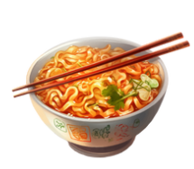 Look and choose the correct answer.  I like __________.  A. ducks B. noodles C. mangoes (ảnh 1)