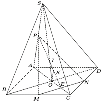 Cho hình chóp \(S.ABCD\) có đáy là hình bình (ảnh 1)