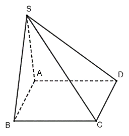 Vẽ hình biểu diễn của hình chóp S.ABCD có đáy ABCD là hình bình hành. (ảnh 1)