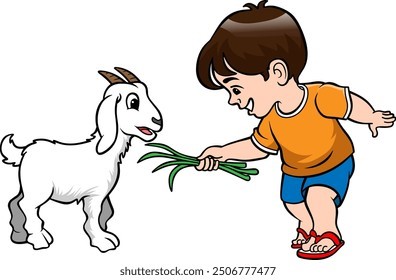 Read and choose the correct answer. “a goat and a girl” (ảnh 3)