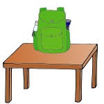 Read and choose the correct answer. “Th_re’s a bag on the d_sk.”   A. e / a B. i / e  C. e / e (ảnh 1)