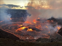 Núi lửa Kīlauea trên đảo Hawaii là một trong những núi lửa hoạt động mạnh nhất thế giới. (ảnh 1)