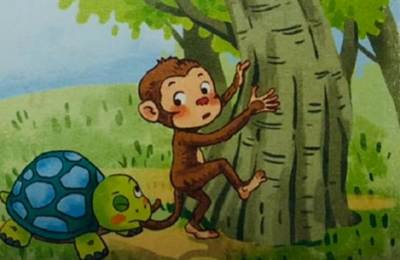 Truyện cổ tích: Rùa và khỉ