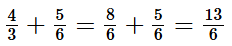 Tính 4/3 + 5/6 (ảnh 1)