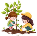 Hưởng ứng phong trào “Tết trồng cây”, khối lớp Ba trồng được 345 cây. Số cây khối lớp Hai trồng được bằng số cây khối lớp Ba trồng giảm đi 3 lần. Hỏi cả hai khối trồng được tất cả bao nhiêu cây? (ảnh 1)