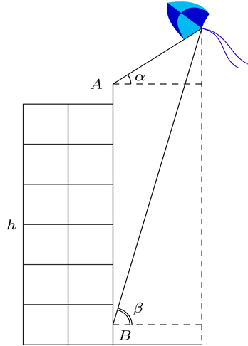 Chiếc diều bay cao bao nhiêu mét so với mặt đất (ảnh 1)
