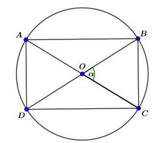 Từ một miếng tôn có hình dạng là nửa đường tròn bán kính 1m, người ta cắt ra một hình chữ nhật. Hỏi có thể cắt được miếng tôn có diện tích lớn nhất là bao nhiêu? (ảnh 2)