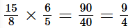 Tính 15/8 x 6/5 (ảnh 1)