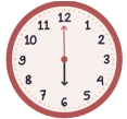 Đồng hồ nào chỉ 17 giờ? (ảnh 1)