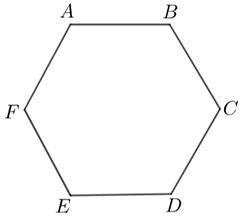 Phần II. Trắc nghiệm đúng, sai  Cho hình lục giác đều ABCDEF như hình vẽ: (ảnh 1)