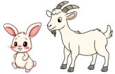 Con thỏ nặng 7 kg, con thỏ nhẹ hơn con dê 13 kg. Hỏi cả hai con nặng bao nhiêu ki-lô-gam? (ảnh 1)