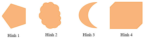 Cho các hình như hình vẽ:   Hình 1	  Hình 2	  Hình 3	  Hình 4 Có bao nhiêu hình là hình có trục đối xứng? (ảnh 1)