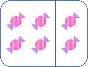 Phép cộng 5 + 2 = 7 tương ứng với hình: (ảnh 3)