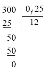 Đặt tính rồi tính 3 : 0,25 (ảnh 1)
