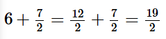 Tính 6 + 7/2 (ảnh 1)