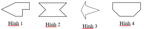 Cho các hình vẽ sau:   Hình 1	  Hình 2	  Hình 3	  Hình 4 Có bao nhiêu hình vừa có tâm đối xứng vừa có trục đối xứng? (ảnh 1)