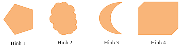 Cho các hình như hình vẽ:   Hình 1	  Hình 2	  Hình 3	  Hình 4 Có bao nhiêu hình là hình có trục đối xứng? (ảnh 1)
