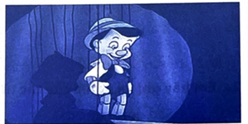 Pinocchio là một con rối làm bằng gỗ (được điều khiển bằng dây) chứ không phải con rối tay (được điều khiển trực tiếp từ phía sau bởi (ảnh 2)