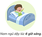 Kéo thả đồng hồ tướng ứng với thời gian biểu của Nam. (ảnh 1)