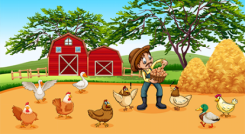 Trang trại nhà chú Năm có nuôi 17 200 con vịt và 8 377 con gà. Hỏi trang trại nhà của Năm nuôi tất cả bao nhiêu con gà và con vịt? (ảnh 1)