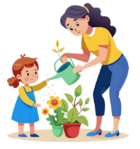 Mỗi ngày, mẹ tưới cho vườn hoa 7 lít nước, nhưng tưới cho vườn rau tới 28 lít nước. Hỏi lượng nước tưới vườn rau gấp mấy lần lượng nước tưới vườn hoa? (ảnh 1)