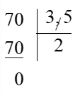 Đặt tính rồi tính 7 : 3,5 (ảnh 1)