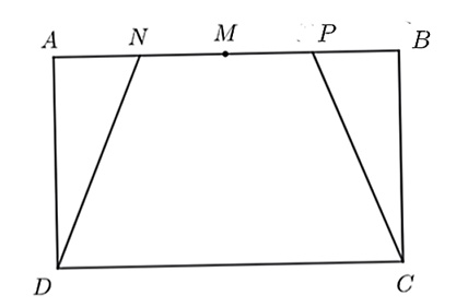 Cho hình chữ nhật ABCD có AB = 4BC và diện tích bằng (ảnh 1)