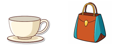 Read and choose the correct answer. “a cu_ and a _ag”  		  A. p / b B. b / c C. a / p (ảnh 1)