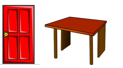 Read and choose the correct answer. “a red _oor and a d_sk” (ảnh 1)