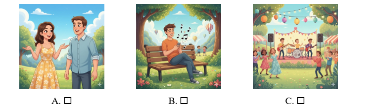 Who is playing music?  (ảnh 1)