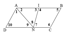 Điền số thích hợp vào ô trống  Hình vẽ trên có: …… góc tù		……. góc nhọn (ảnh 2)