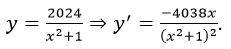 Phương án D, Hàm số: \(y = {\lef (ảnh 1)