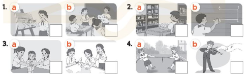 II. Listen and tick. (ảnh 1)