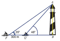 Hai chiếc tàu thủy \(P\) và \[Q\] các (ảnh 1)