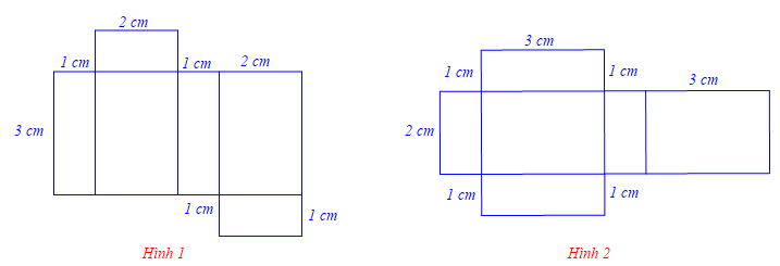 Cho hai tấm bìa sau:  Khẳng định nào sau đây là đúng? (ảnh 1)