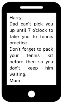 What is true about this message? (ảnh 1)