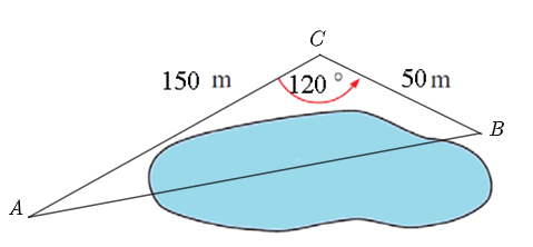 Để đi từ đài quan sát \(A\) đến (ảnh 1)