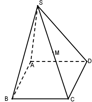 Chọn A   Vì \(M \in SC \subset \left( {SAC} \right)\) suy ra \(M \in \left( {SAC} \right)\). (ảnh 1)