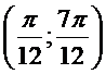 a) Tìm điều kiện của m để phương trình (2m-1) sin 2x - 3m+2 = 0 có 2 nghiệm thuộc khoảng (pi/12; 7pi/12) . (ảnh 2)