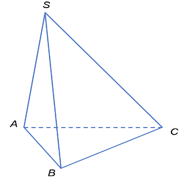 Chọn C   Số mặt phẳng tạo bởi S và các điểm đã cho là 3 mặt phẳng: \(\left( {SAB} \right),\left( {SAC} \right),\left( {SBC} \right)\). (ảnh 1)