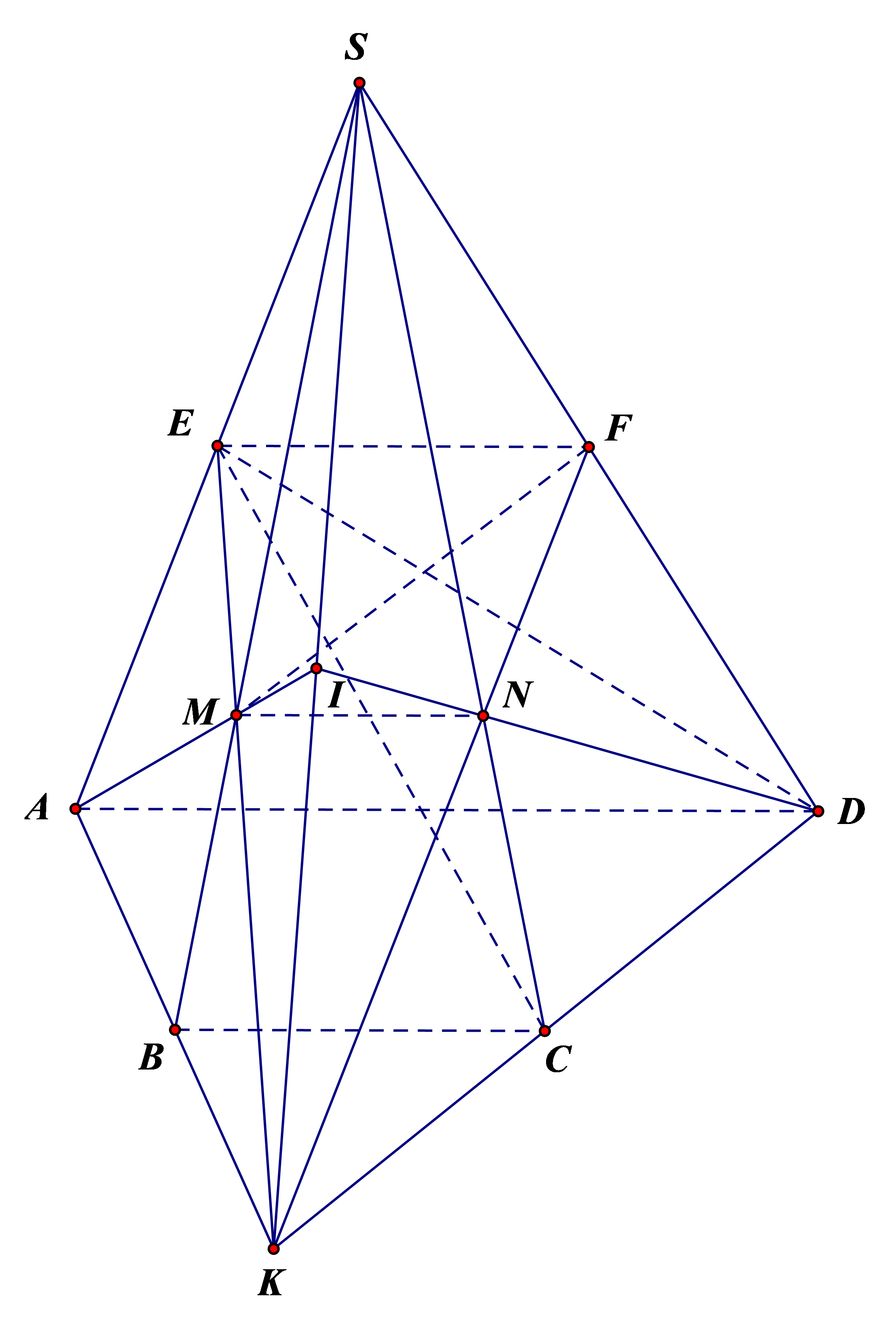 Cho hình chóp \[S.ABCD\] có (ảnh 1)