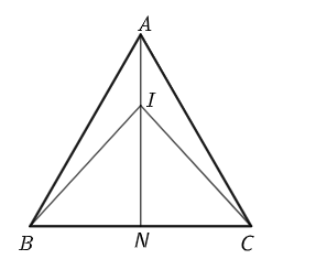 Cho tam giác đều \(ABC\) cạnh \(a\). X (ảnh 1)